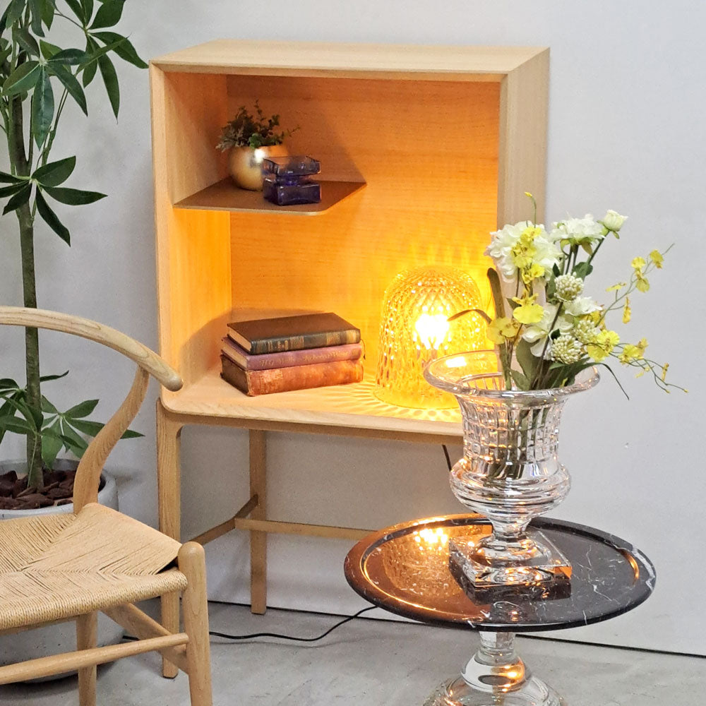 サンルイ SAINT-LOUIS カドリール QUADRILLE ペデスタルテーブル ベース フォリア FOLIA ブックケース クリスタルガラス フランス ～光のティアラ～