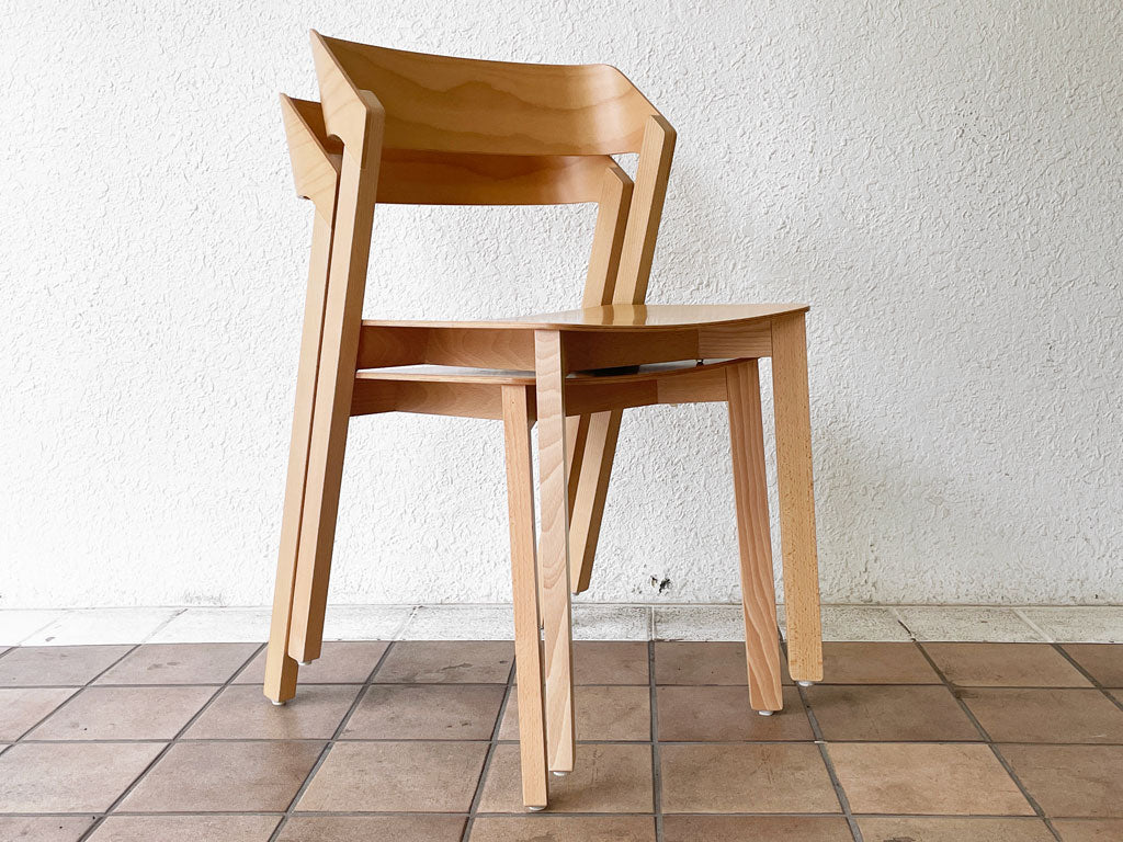 TON メラーノ Merano ダイニングチェア スタッキングチェア CY058A ビーチ材 ナチュラル Alex Gufler 計2脚 中古品 買い取りしました。