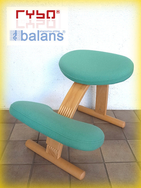 バランスチェアの元祖！ 伝統あるノルディッククラフトマンシップを受け継ぐ " Rybo （ リボ ） " 社 『 balans EASY（ バランスイージー ） ライトグリーン 』 【買取＆販売＆レンタル】