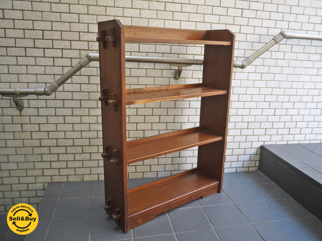 ジャパンビンテージ japan vintage 楔止め 本棚 木味 ブックシェルフ 買い取りしました！ 自由が丘店 出張買取もお任せください。