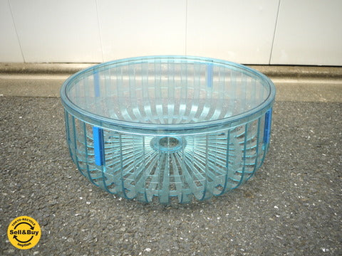 カルテル Kartell パニエ Panier バスケットテーブル 廃盤カラーライトブルー ロナン＆エルワン・ブルレック ~廃盤希少！目を引くさわやかなカラー【買取と販売とレンタルのお店】