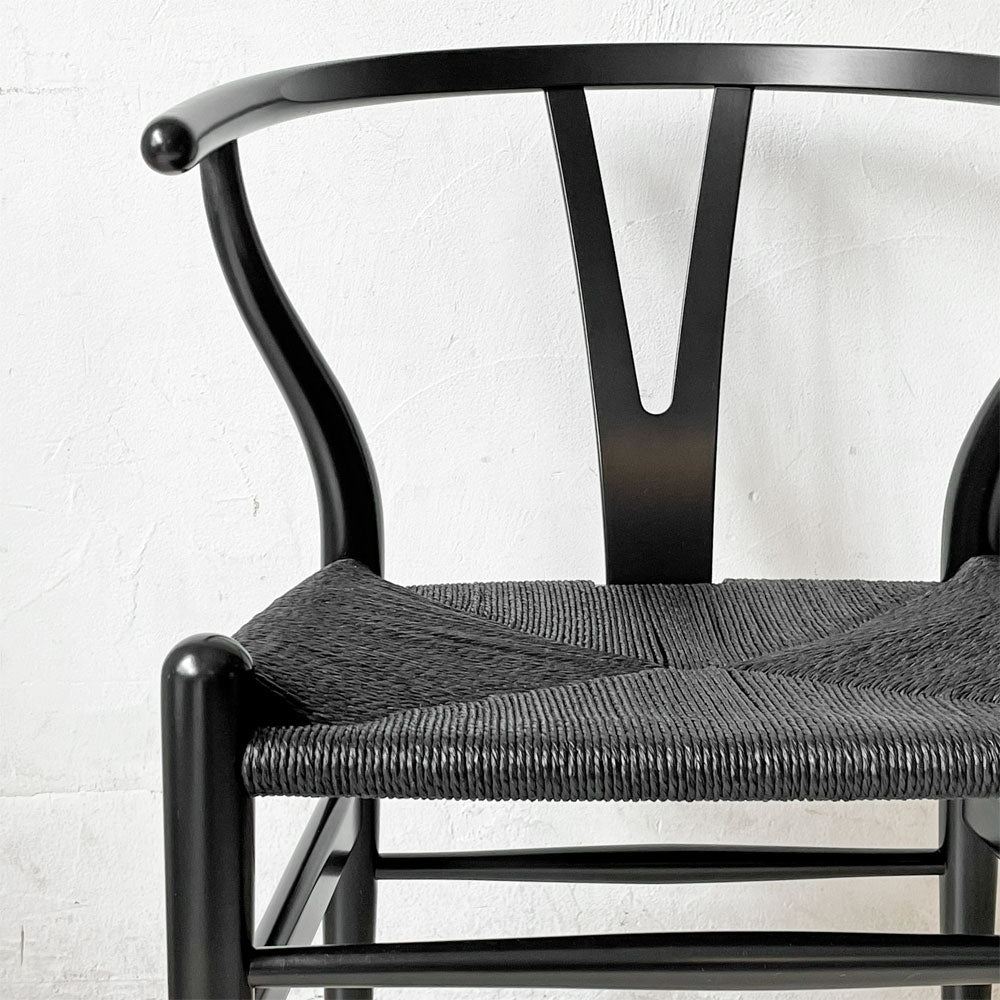 カールハンセン＆サン Carl Hansen & Son CH24 Yチェア ブラックラッカー × ブラックペーパーコード ハンス・J・ウェグナー ビーチ材 北欧家具～北欧を代表する傑作～