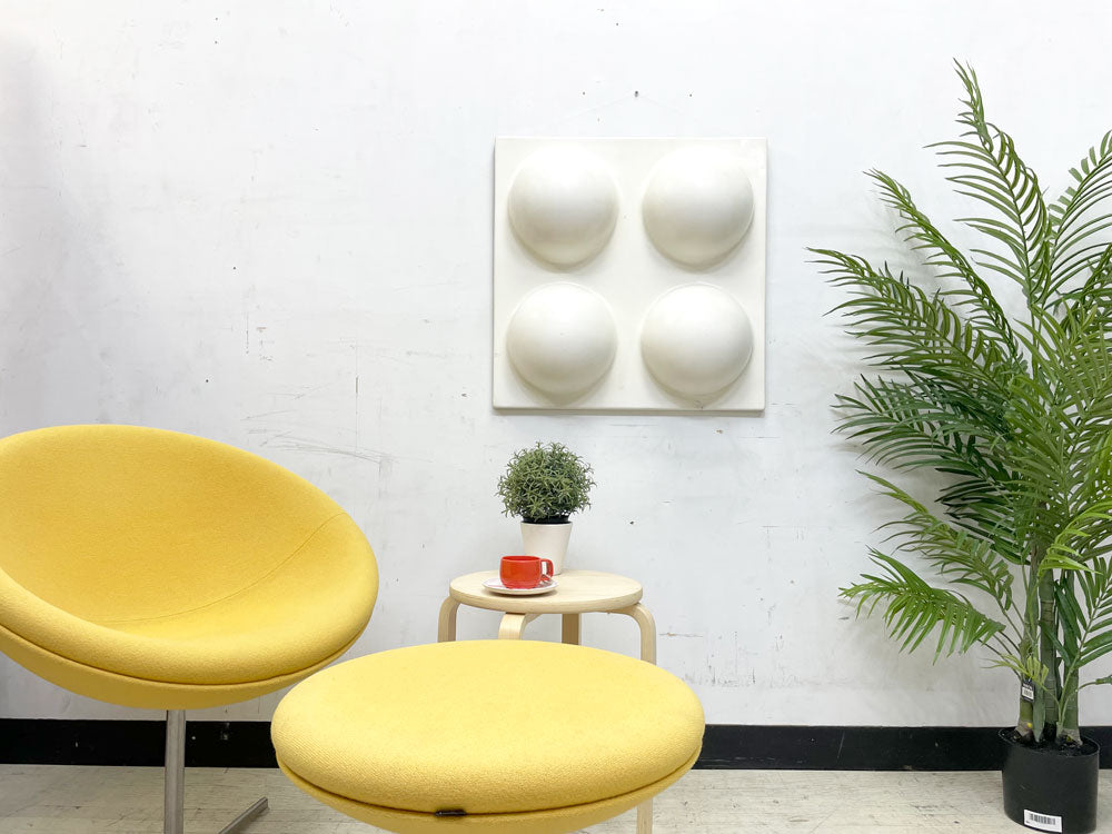 ヴァーナー・パントン Verner Panton バブル ウォールエレメント WALL ELEMENT 4ドーム プラスチック ホワイト スペースエイジ 買い取りしました。