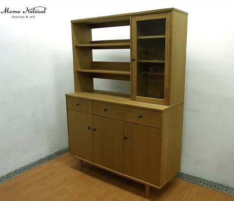 木目の美しいレッドオークの温かいクラシカルテイストの機能的な収納！ Momo Natural （ モモナチュラル ） 