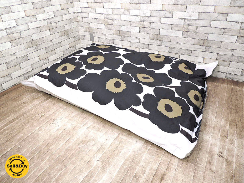 ファットボーイ fatboy マリメッコ Marimekko ビーズクッション ウニッコ ブラック 中古品 買い取りしました。祖師ヶ谷大蔵店 出張買取もお任せ下さい。