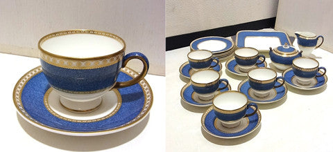 ～宝石のような食器～ Wedgwood Ulander Powder Blue / ウェッジウッド ユーランダー パウダー ブルー 【買取＆販売＆レンタル】