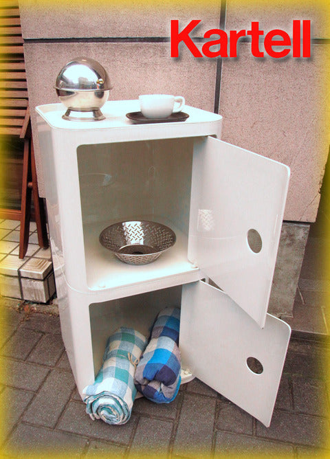 イタリアンモダンファニチャーのアイコン的ツール！ Italy Kartell ( カルテル社 ) 『 Square Elemant - High （ スクエアエレメント・ハイ ） 2段 』 ストレージBOX / キャビネット / シェルフ 入荷！！