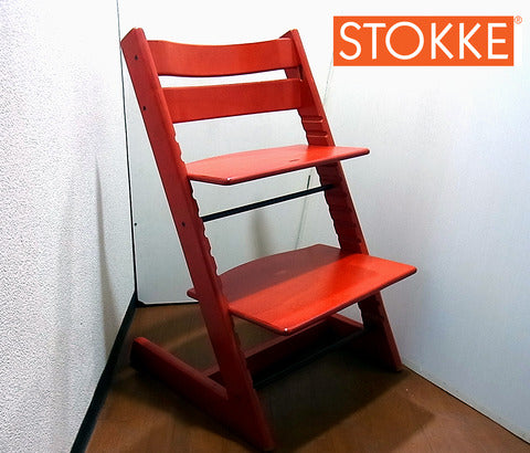 ～世代を超える名作チェア～ストッケ トリップトラップチェア レッド【買取＆販売＆レンタル】