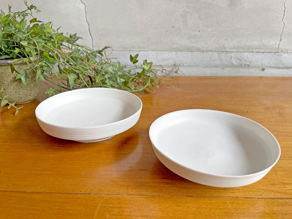 黒田泰蔵 白磁 豆皿 小皿 陶器 現代作家 Φ11.5×H3cm 中古品 買い取りしました。