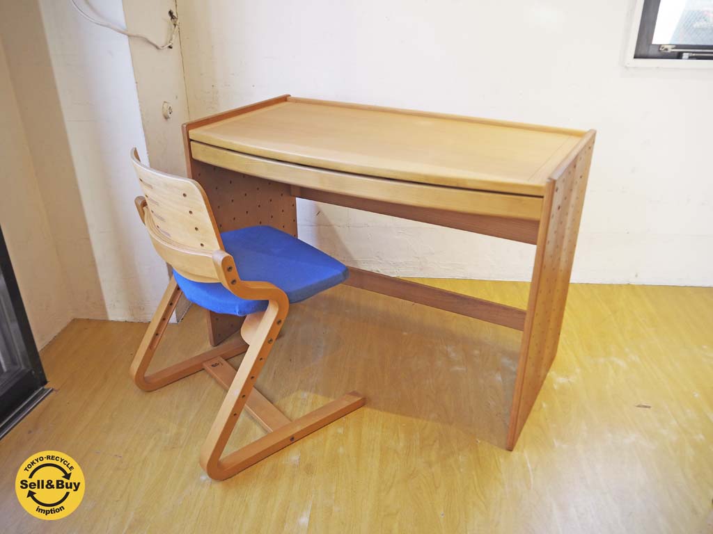 フォルミオ Formio ブナ材 デスク KF-01 ドロワー1000 ＆ フック リバーシブル天板 阿久津雄一 デンマーク 中古品 買い取りしました。