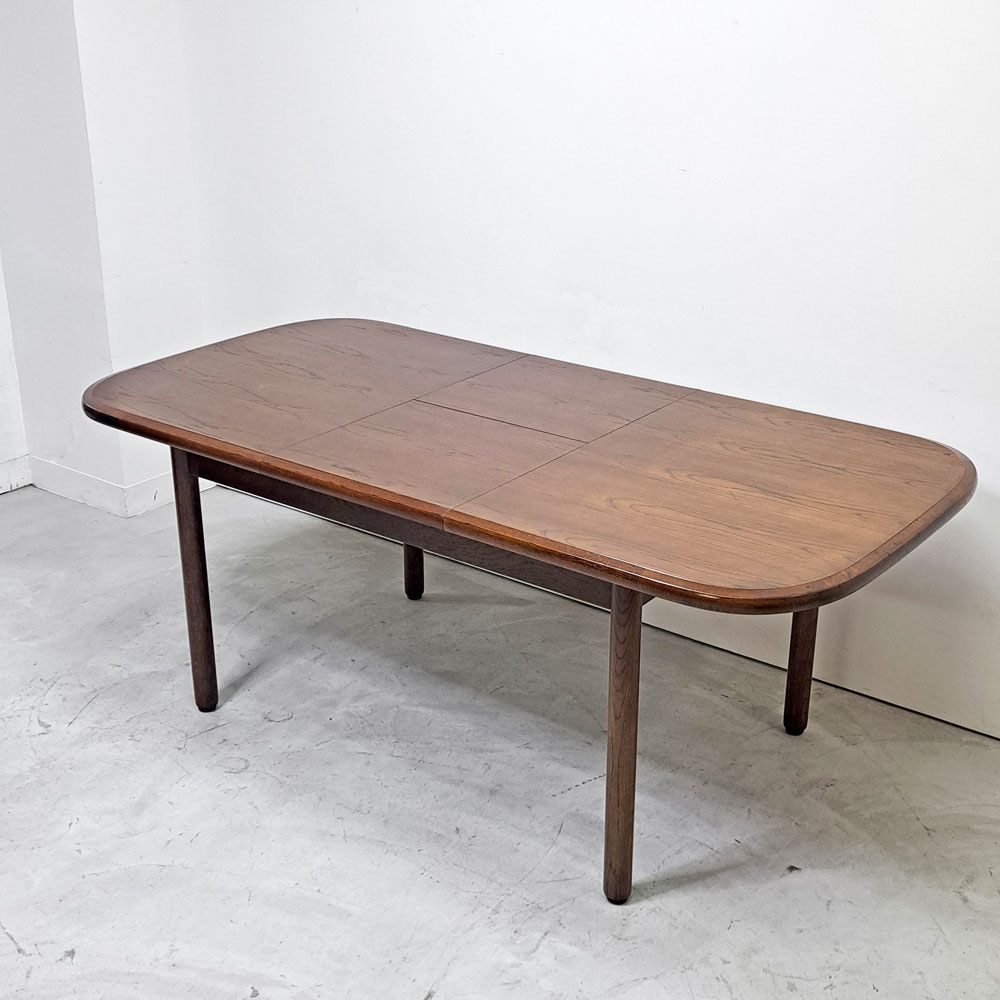 【祖師ヶ谷大蔵店】日進木工 NISSIN エクステンション ダイニングテーブル 伸長式 W131～176cm オーク材 ダークブラウン 買取させていただきました。