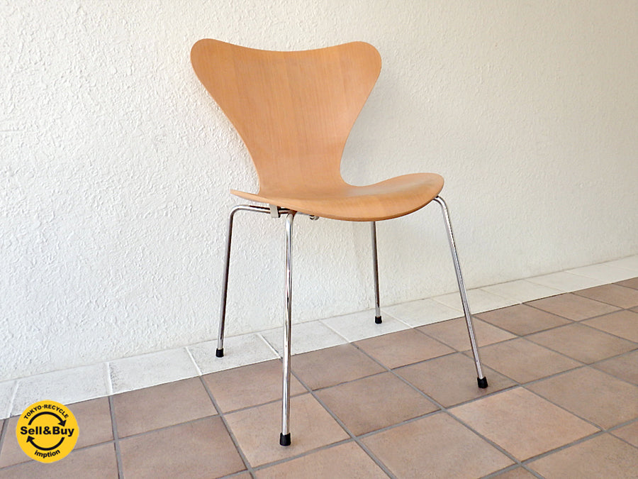 フリッツハンセン Fritz Hansen セブンチェア Seven Chair アルネヤコブセン Arne Jacobsen ナチュラルビーチ （ 参考価格:￥73,440- ） 北欧モダン デンマーク 名作チェア 買い取りしました。用賀店 出張買取もお任せ下さい。