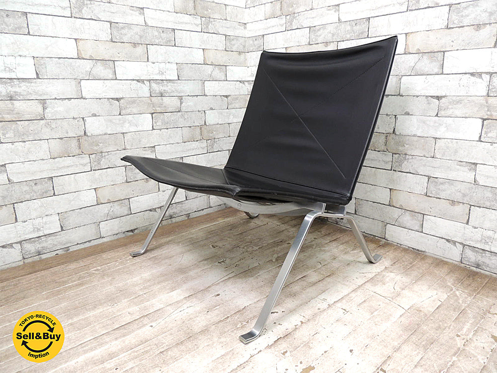 フリッツハンセン Fritz Hansen PK22 ラウンジチェア 本革 ポールケアホルム デザイン　中古品 買い取りしました。祖師ヶ谷大蔵店 出張買取もお任せ下さい。