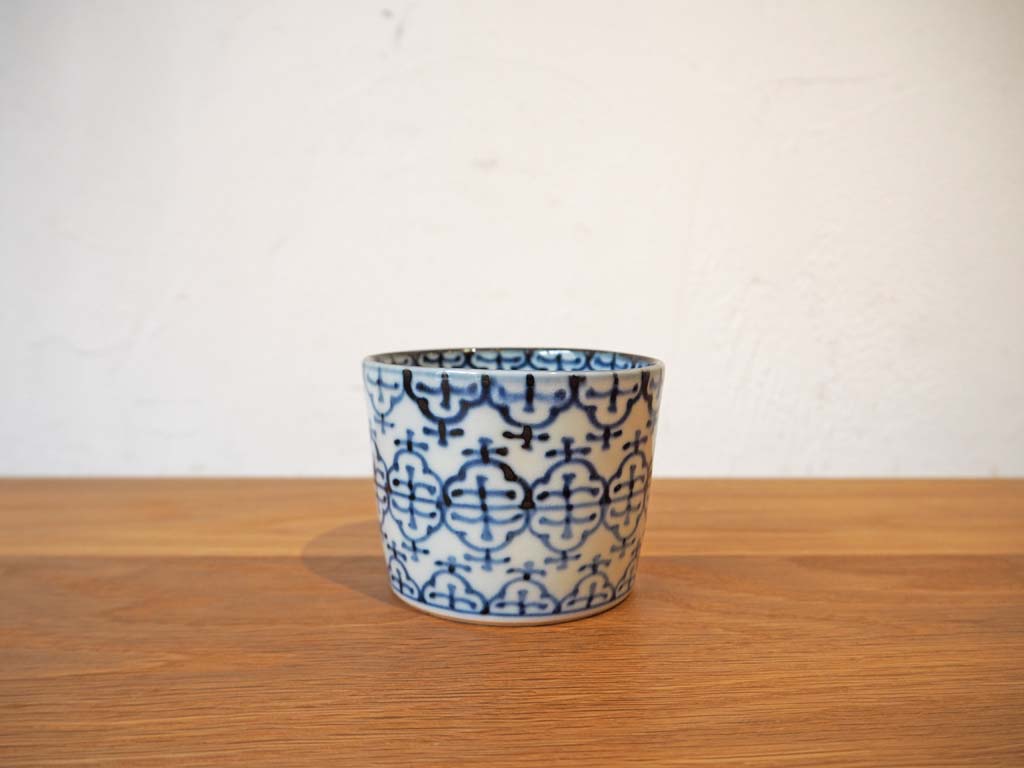 藤吉憲典 染付瓔珞文 そばちょこ 蕎麦猪口 酒器 小鉢 陶器 現代作家 中古品 買い取りしました。