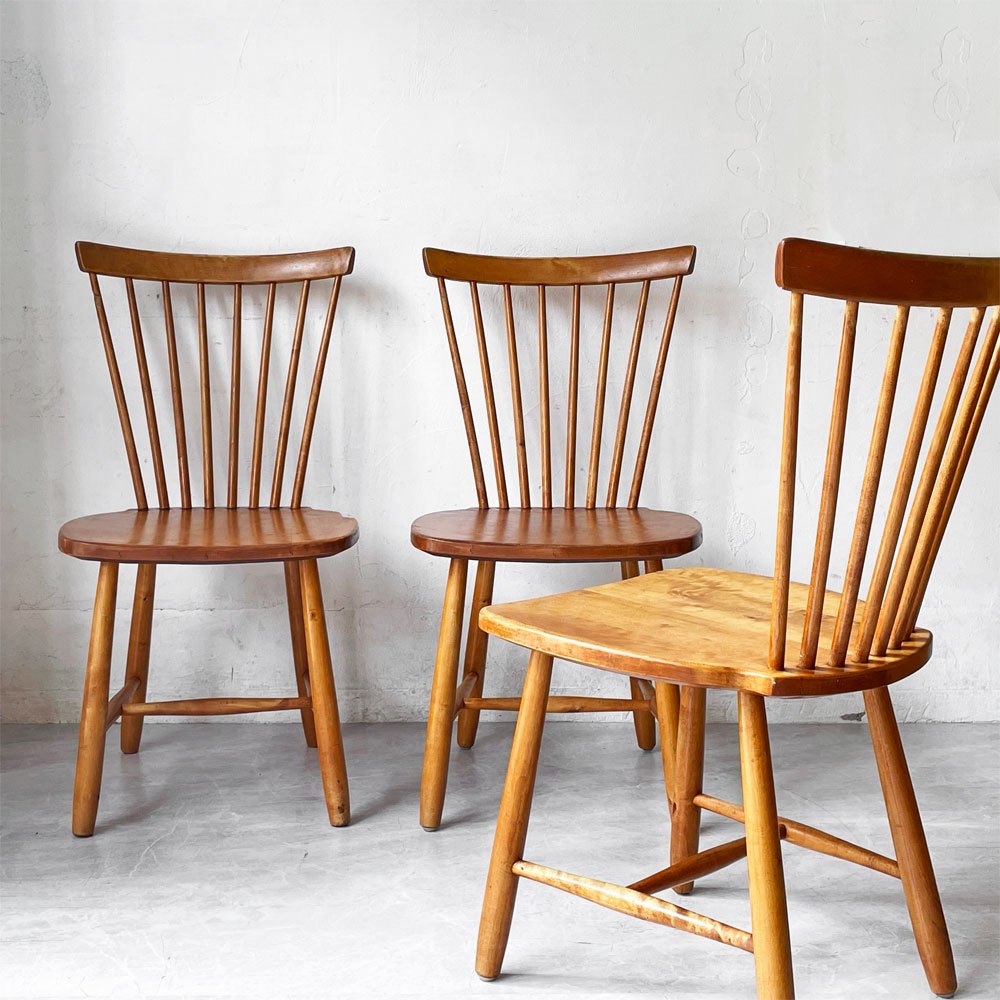 【下北沢店】Stolfabriks AB Smålandsstenar / STOLAB リッラ・オーランド Lilla Åland ダイニングチェア カール・マルムステン スウェーデン ビンテージ 3脚 買取させていただきました。