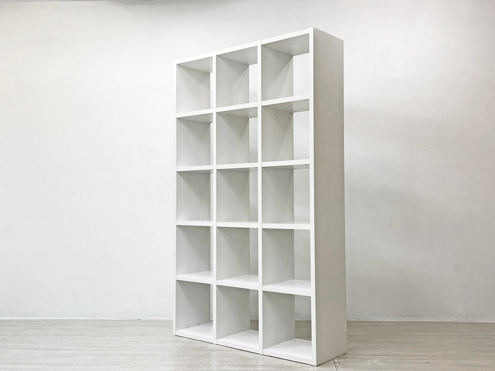 テマホーム TEMA HOME ポンバル Pombal オープンシェルフ ラック 3列5段 W114×H187cm ホワイト 本棚 飾り棚 定価￥83,600- 中古品 買い取りしました。