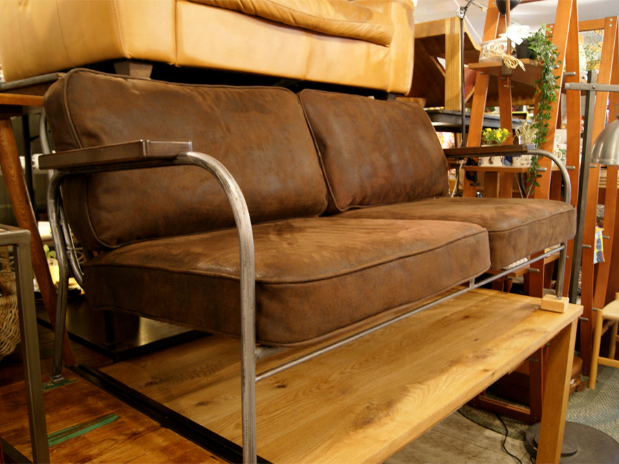 journal standard Furniture / ジャーナルスタンダード 現行 『 LAVAL SOFA / ラバルソファ 二人掛け 』 美品 ～異素材を活かしバランスのとれたグッドデザイン～ 【買取と販売とレンタルのお店】