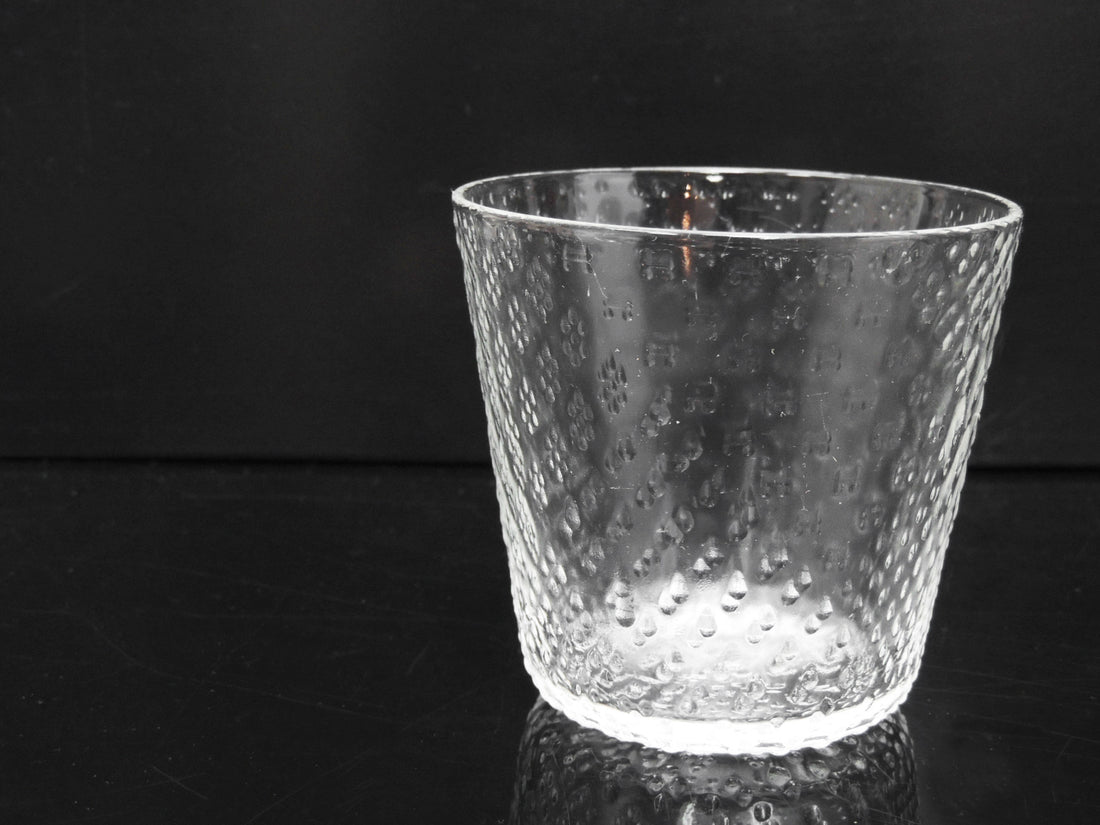 ヌータヤルヴィ Nuutajarvi ツンドラ Tundra グラス タンブラー クリア オイバ・トイッカ Oiva Toikka 1970s ビンテージ フィンランド 北欧食器   中古品 買い取りしました。