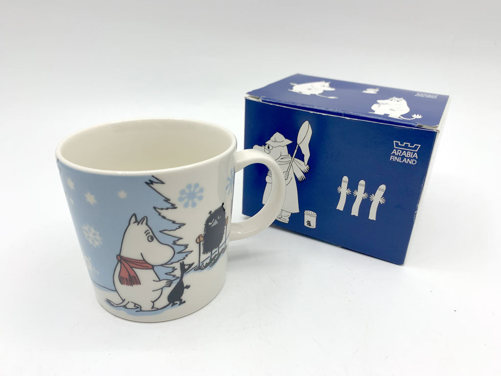 アラビア ARABIA ムーミン マグカップ ムーミンマグ スキーコンペティション Skiing Competition 2010 冬限定 ウィンター 箱付 未使用品 中古品 買い取りしました。
