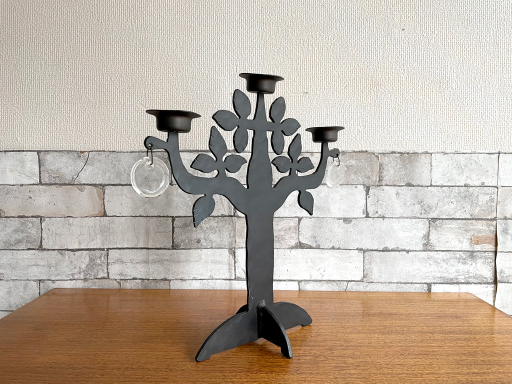 ボダ Boda Smide ツリー オブ ライフ Tree of Life キャンドルホルダー バーティル･ヴァリーン Bertil Vallien スウェーデン ビンテージ 希少  中古品  買い取りしました。