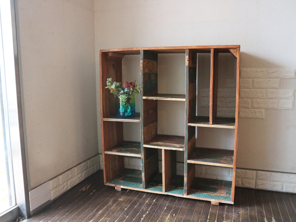 ジャーナルスタンダードファニチャー journal standard Furniture jsf ドリュー DREUX オープンシェルフ 古材 インダストリアル ミリタリーテイスト 廃番　中古品  買い取りしました。
