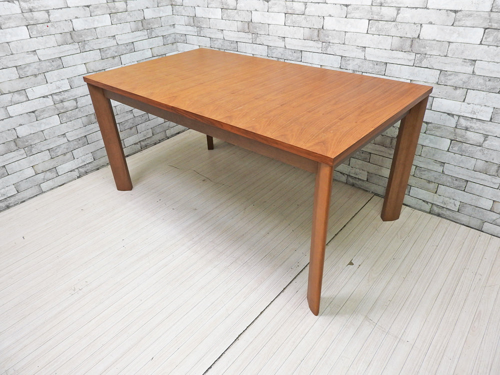 クラスティーナ Crastina ウォールナット EXダイニングテーブル 伸長式 シンプルモダン 参考定価139,000円  中古品 買い取りしました。