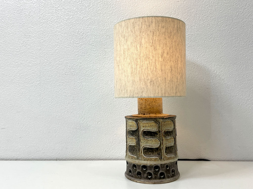 北欧ビンテージ Scandinavian Vintage テーブルランプ ベッドサイドランプ シェードランプ 陶器 中古品 買い取りしました。