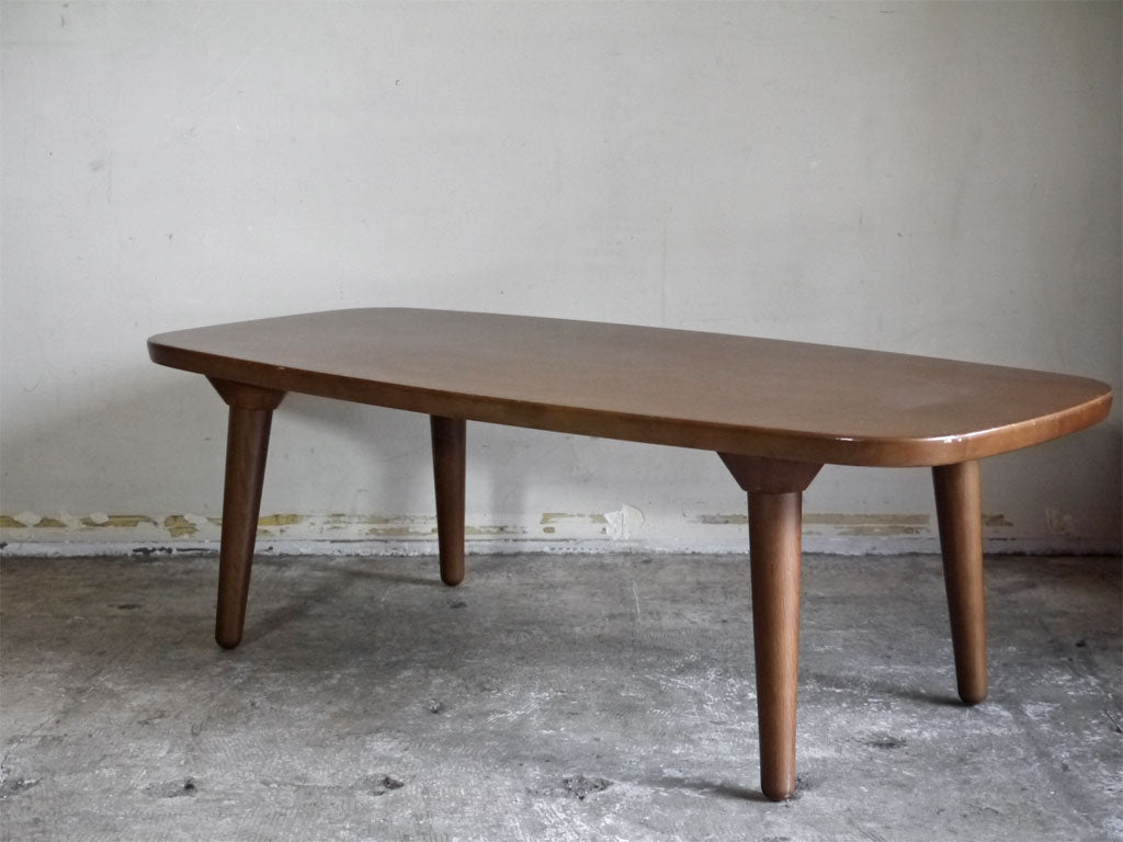 アボード abode センターテーブル ローテーブル コーヒーテーブル オーク材 ブラウン 中古品 買い取りしました。