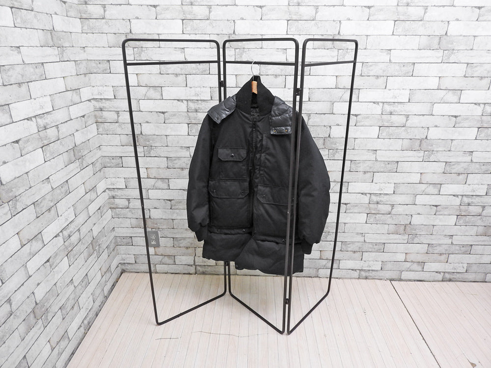 ロート アイアン ハンガーラック ハンガースタンド パーティション 鉄製 屏風 衝立 3連 間仕切り  中古品 買い取りしました。
