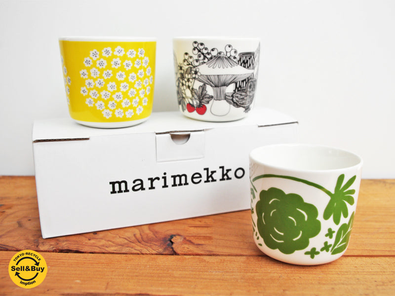 マリメッコ marimekko ラテマグ 3客セット 中古品 買い取りしました。