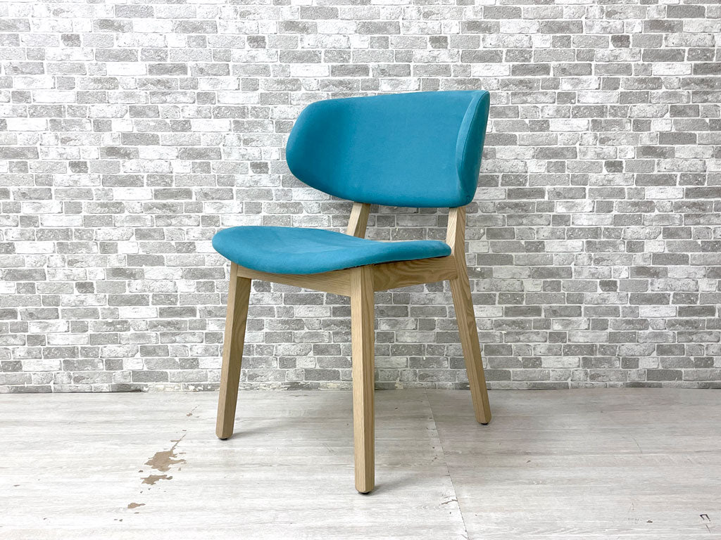 カリガリス Calligaris クレール Claire ダイニングチェア タモ材 アクアマリン Orlandini Design イタリア 北欧デザイン 参考価格51,590円 美品 A 中古品 買い取りしました。