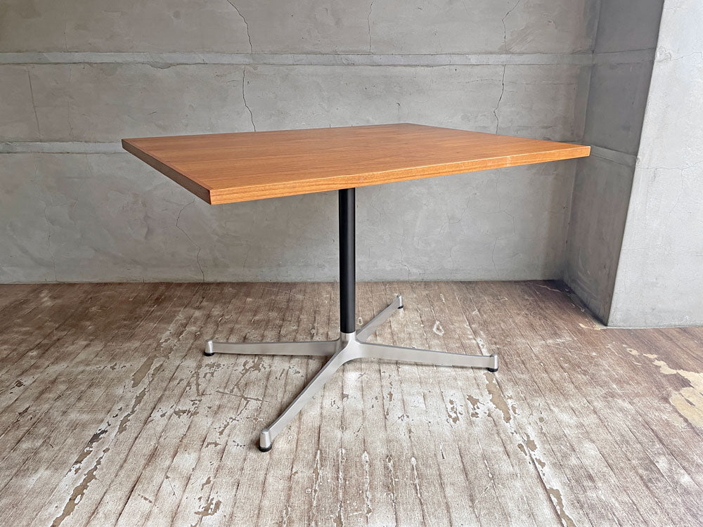 グリニッチ greeniche カフェテーブル Cafe Table 900×700 チーク材 Xレッグ リビング ダイニング カフェスタイル 中古品 買い取りしました。