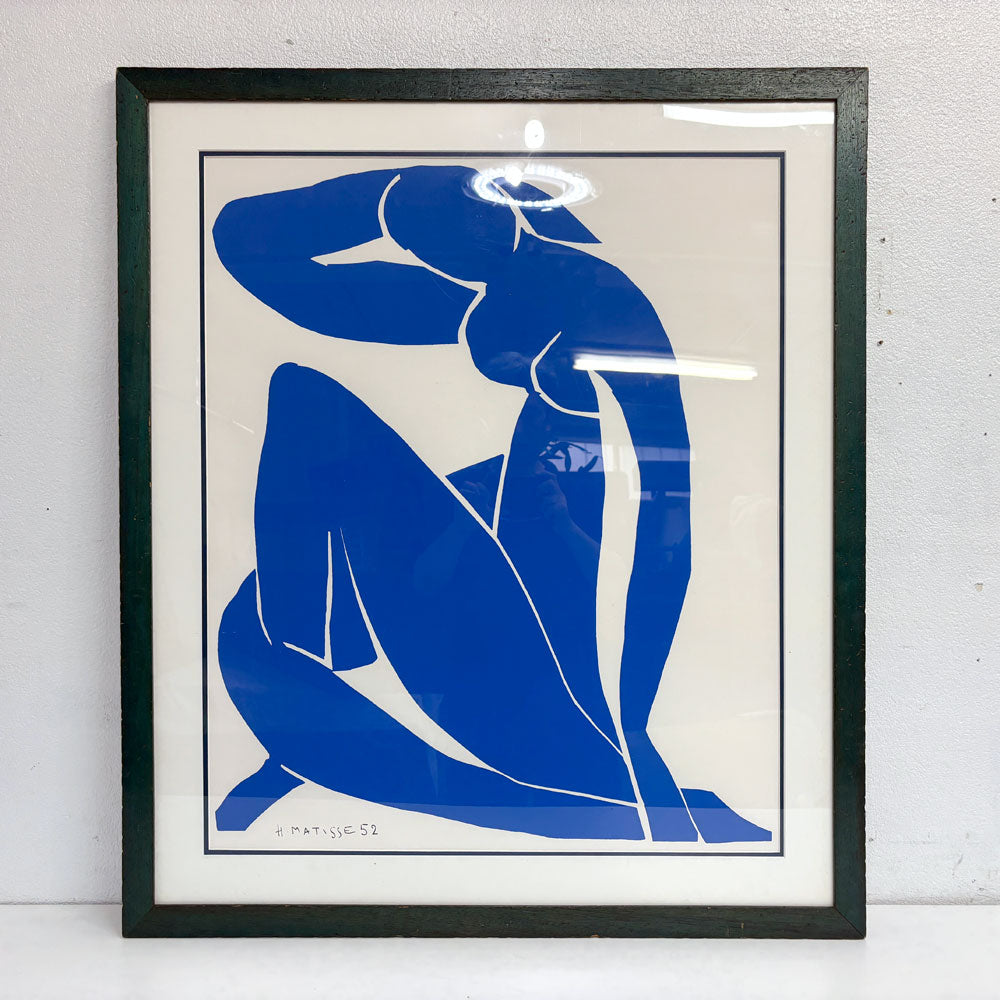 【祖師ヶ谷大蔵店】アンリ マティス Henri Matisse ブルーヌード2 Blue Nudes II シルクスクリーン ポスター W98×H103.5cm 額装品 買取させていただきました。