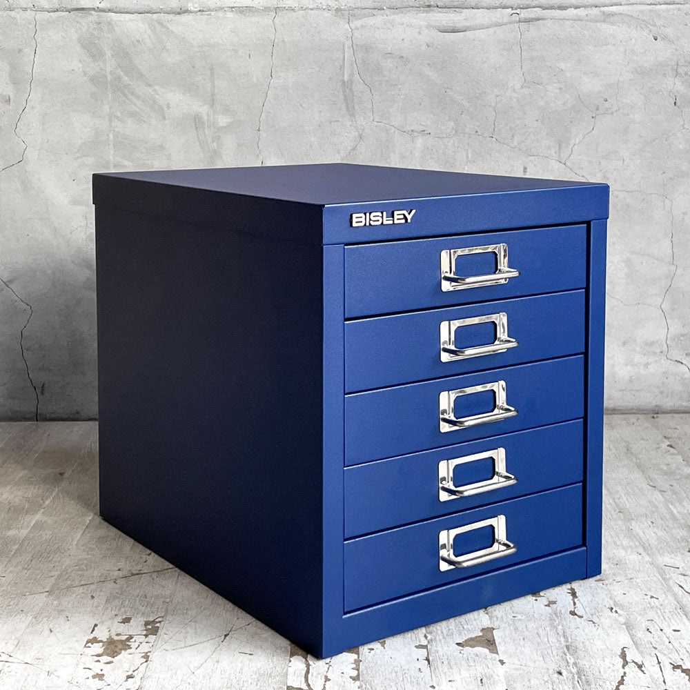 【学芸大学店】ビスレー BISLEY BASICシリーズ 12/5 A4 ミニキャビネット 5段 ブルー マルチ収納 レターラック 卓上収納 英国 買取させていただきました。