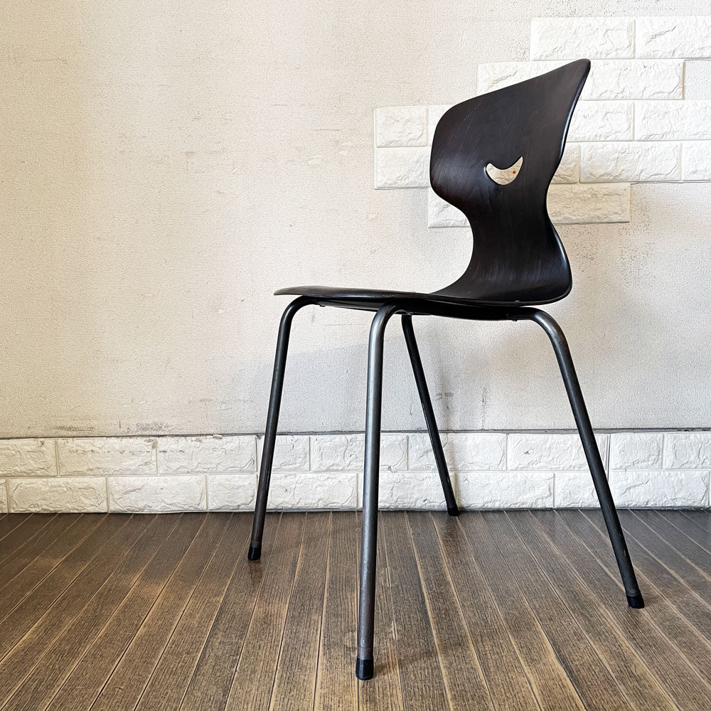 【経堂店】ガルファニタス GALVANITAS スタッキングチェア M225 プライウッド PAGウッド スチール脚 ミッドセンチュリー オランダビンテージ 買取させていただきました。