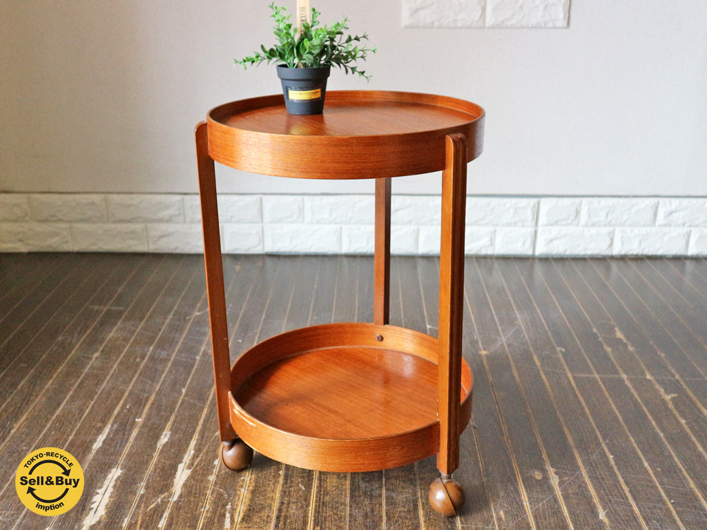 サイトーウッド SAITO WOOD チーク材 サイドワゴン  買い取りしました。経堂店 出張買取もお任せ下さい。