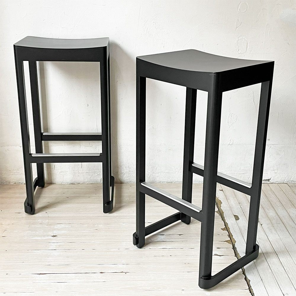 【下北沢店】アルテック artek アトリエ バースツール Atelier Bar Stool H75cm ビーチ材 ブラックラッカー仕上げ タフ スタジオ TAF Studio スウェーデン 北欧家具 計2脚 買取させていただきました。