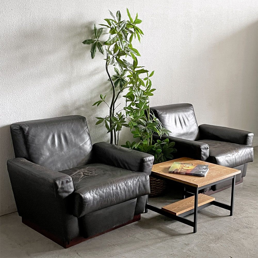 【登戸BASE店】Cassina カッシーナ 622 IMPERIAL TOKYO インペリアルトーキョー 1人掛けソファ 1PSOFA 本革 帝国ホテル フランク・ロイド・ライト 廃番 計2脚 買取させていただきました。