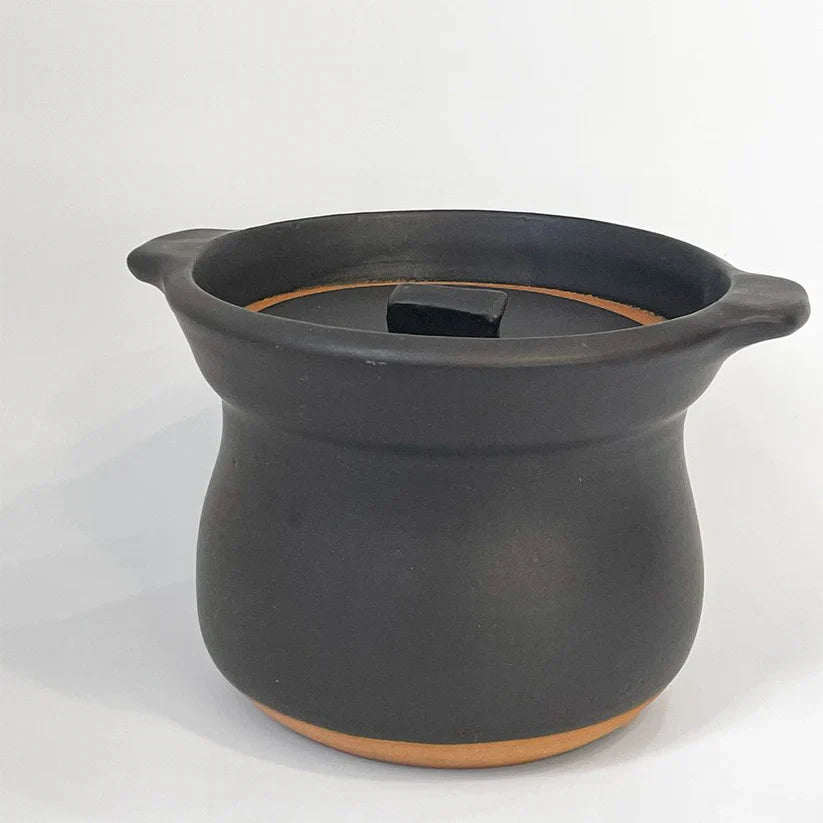 【下北沢店】馬場勝文 ご飯炊き鍋 3合 黒 土鍋 馬場勝文陶工房 現代作家 定価￥19.800- 買取させていただきました。