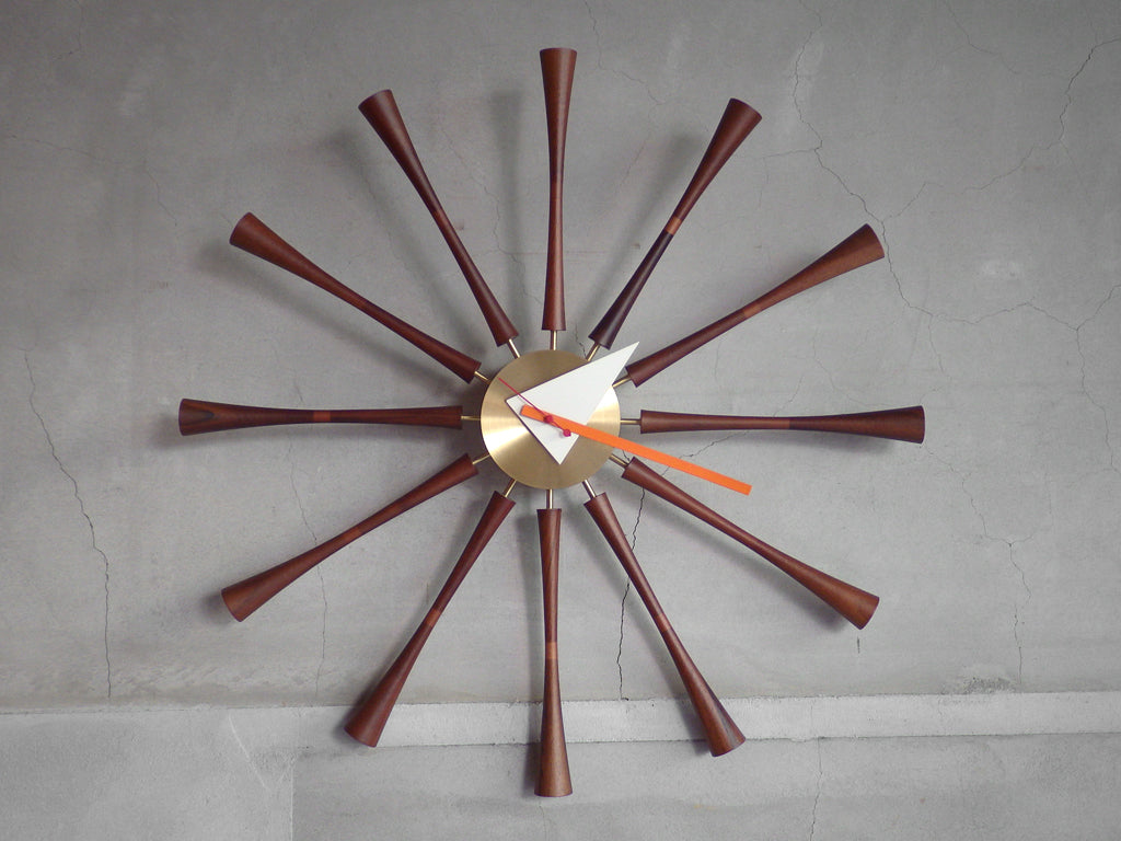 ヴィトラ Vitra スピンドルクロック Spindle Clock 時計 ウォールクロック ジョージ・ネルソン 定価￥55,000- 中古品 買い取りしました。