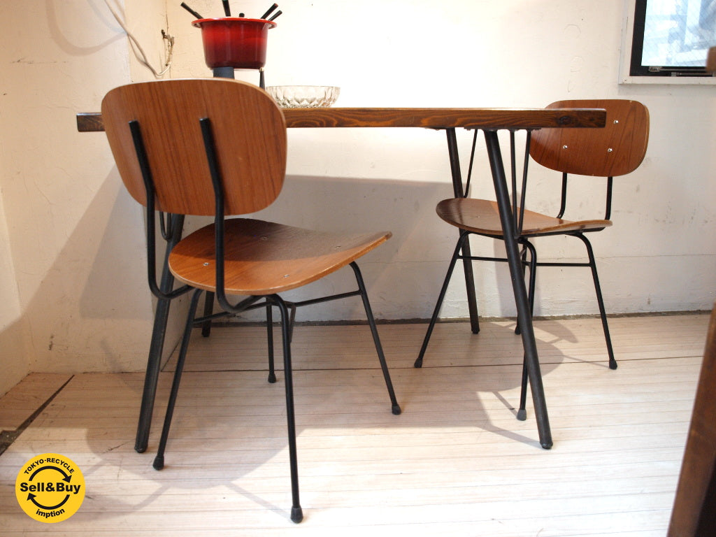 グラフ graf ad プランクトンチェア Plankton chair チーク Teak 2脚セット ★　中古品 買い取りしました。下北沢店 出張買取もお任せ下さい。