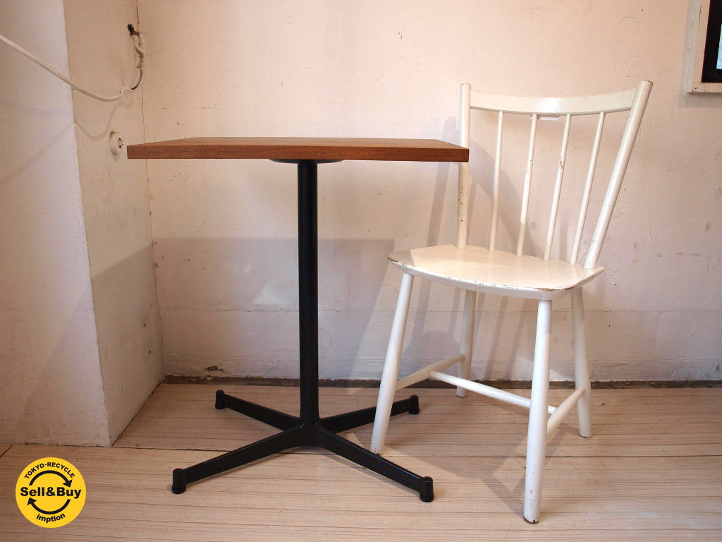 グリニッチ greeniche オリジナル テーブル original table (teak）ブラック Xレッグ  スタンダードテーブル 幅 60ｃｍ 美品★中古品 買い取りしました。下北沢店 出張買取もお任せ下さい。