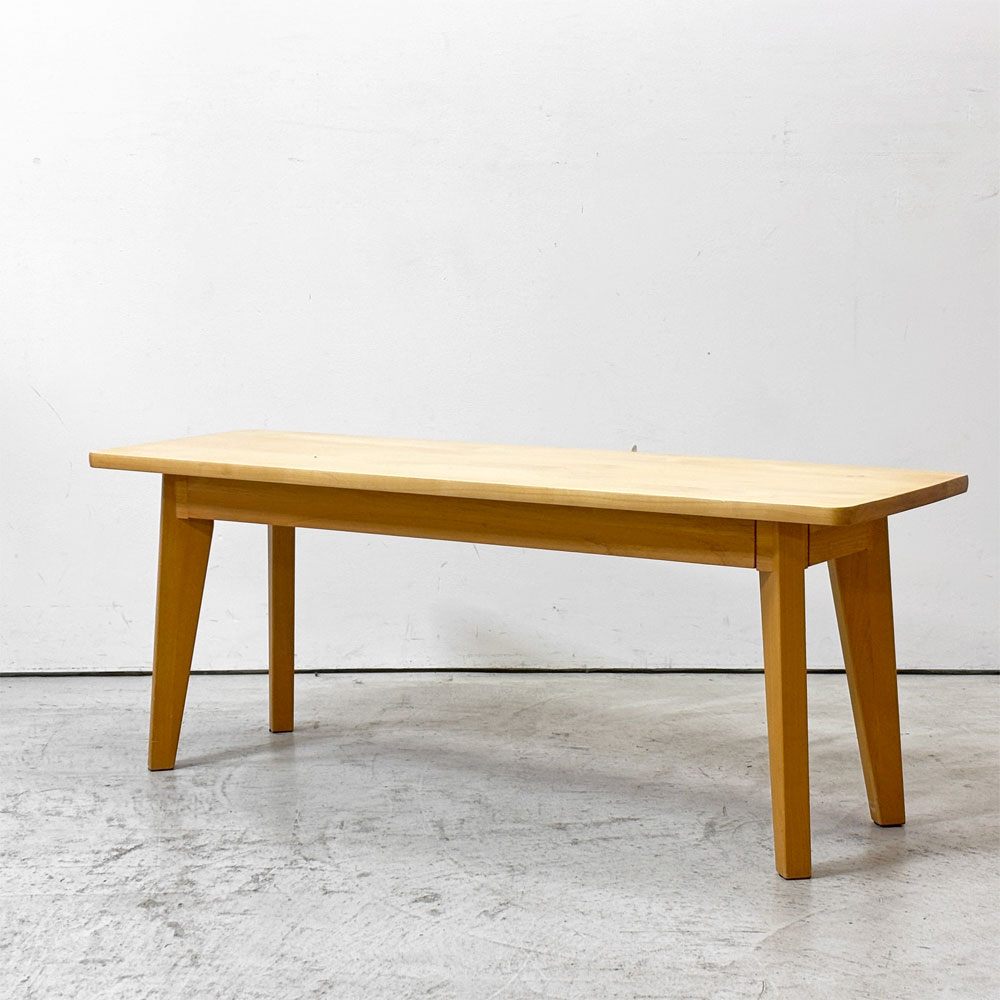 【祖師ヶ谷大蔵店】モモナチュラル MOMO Natural ヴィボ VIBO ユニットベンチ ダイニングベンチ オーバル W105cm アルダー材 オイルフィニッシュ 定価38,000- 買取させていただきました。