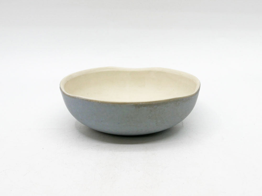 吉村和美 Kazumi Yoshimura 浅鉢 ボウル Φ15cm 水色 ブルー 現代作家 中古品 買い取りしました。