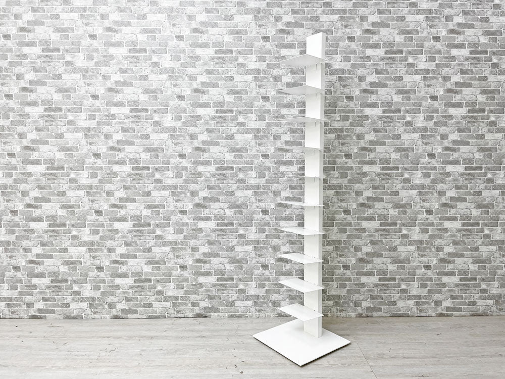 シンテシ SINTESI サピエンスブックタワー Sapiens タワー型シェルフ 本棚 10段 ホワイト イタリア 中古品 買い取りしました。