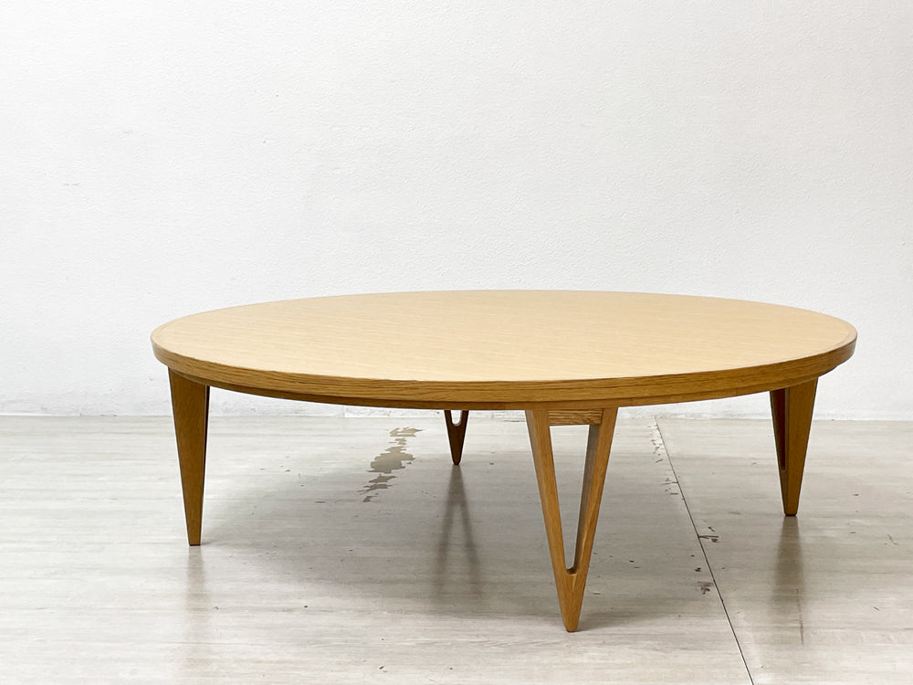 アクタス ACTUS エフケーワン FK-1 こたつ KOTATSU リビングテーブル ローテーブル オーク材 ラウンド W120cm 日進木工 ナチュラルモダン 定価￥246,400-  中古品 買い取りしました。
