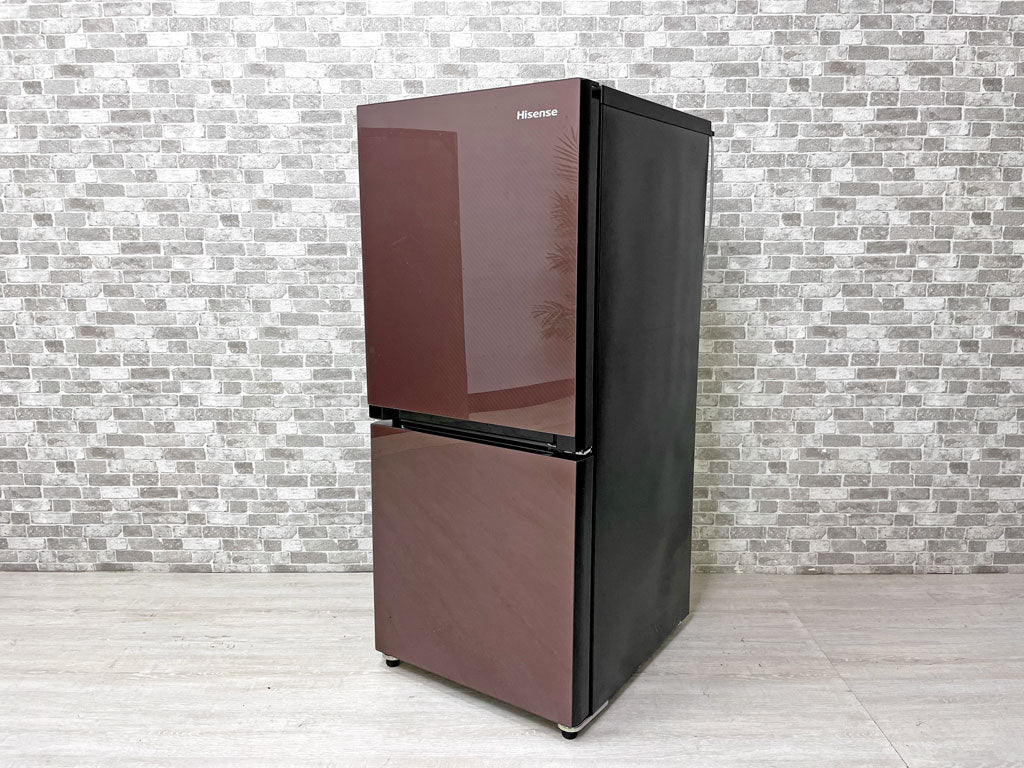 ハイセンス Hisense 冷凍冷蔵庫 ２ドア 134L HR-G13A-BR ブラウン 2018年製 中古品 買い取りしました。
