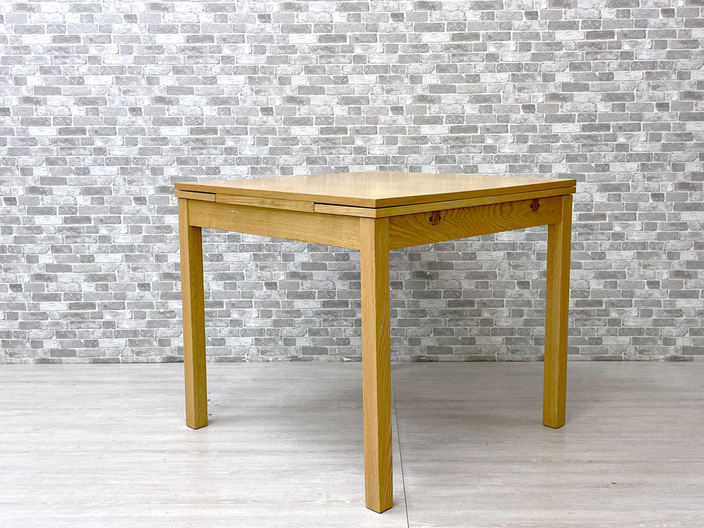 無印良品 MUJI エクステンション ダイニングテーブル 伸長式 オーク材 W80cm ナチュラル 中古品 買い取りしました。