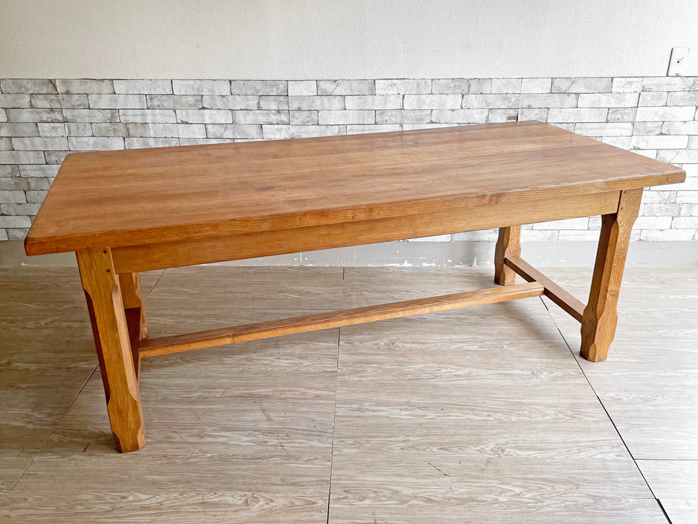 ロイズアンティークス Lloyd's Antiques オーク無垢材 ダイニングテーブル W200cm UKビンテージ Vintage 英国家具  中古品  買い取りしました。