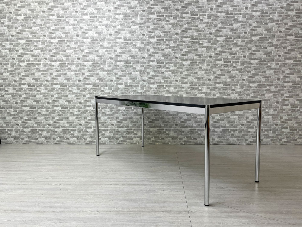 USMハラー USM Haller モジュラーファニチャー Modular Furniture ハラーテーブル ワークデスク W175cm 高さ調整機能付 ブラックウッド天板   買い取りしました。